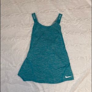 blue nike tank